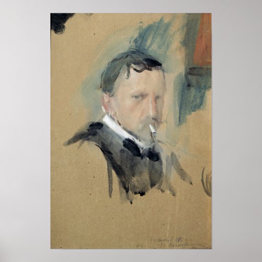 Zelfportret, 1901 poster (Voorkant)