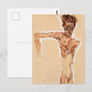 Zelfportret (1911) Egon Schiele Briefkaart