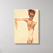 Zelfportret (1911) | Egon Schiele | Canvas Afdruk (Voorkant)