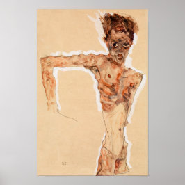 Zelfportret (1911) | Egon Schiele | Poster