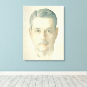 Zelfportret, 1921 canvas afdruk (Insitu (Houten vloer))