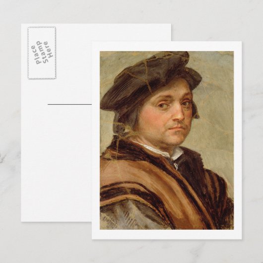 Zelfportret 2 briefkaart (Voorkant / Achterkant)