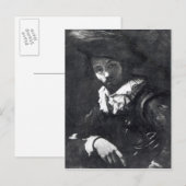 Zelfportret 2 briefkaart (Voorkant / Achterkant)