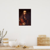 Zelfportret 2 van Albrecht Durer Poster (Keuken)