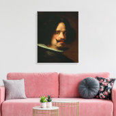Zelfportret 4 canvas afdruk (Insitu (Woonkamer))