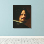 Zelfportret 4 canvas afdruk (Insitu (Houten vloer))