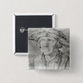 Zelfportret 6 vierkante button 5,1 cm (Voorkant /achterkant)