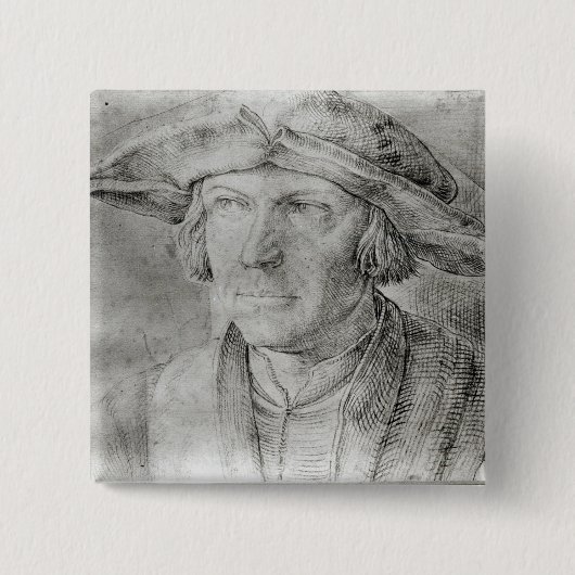 Zelfportret 6 vierkante button 5,1 cm (Voorkant)
