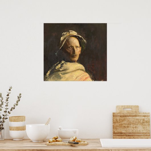 Zelfportret - Abbott Thayer Fine Art Poster (Keuken)