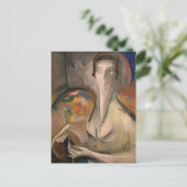 Zelfportret | Alice Bailly Briefkaart (Staand voorkant)
