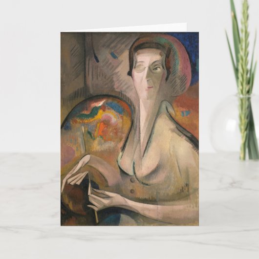 Zelfportret | Alice Bailly Kaart (Voorkant)