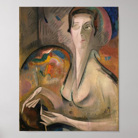 Zelfportret | Alice Bailly Poster (Voorkant)