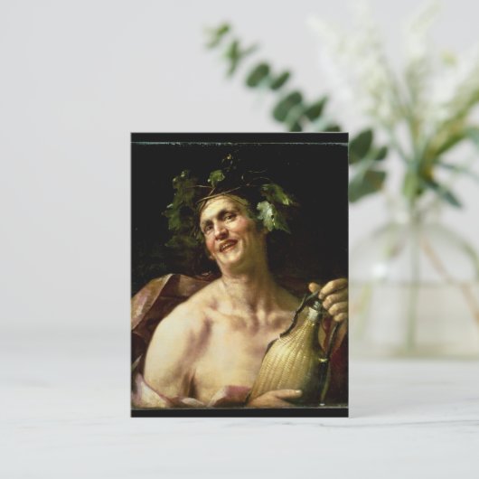 Zelfportret als Bacchus Briefkaart (Staand voorkant)