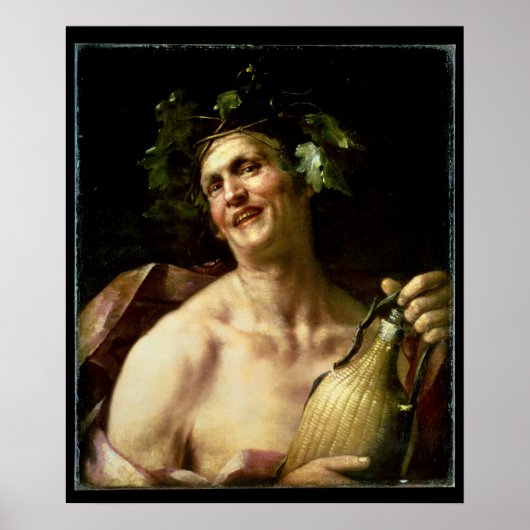 Zelfportret als Bacchus Poster (Voorkant)