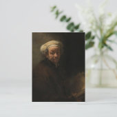 Zelfportret als de apostel Paulus door Rembrandt Briefkaart (Staand voorkant)