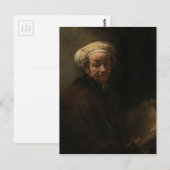 Zelfportret als de apostel Paulus door Rembrandt Briefkaart (Voorkant / Achterkant)