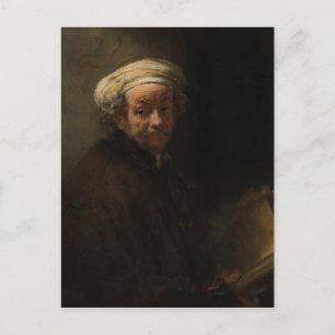 Zelfportret als de apostel Paulus door Rembrandt Briefkaart