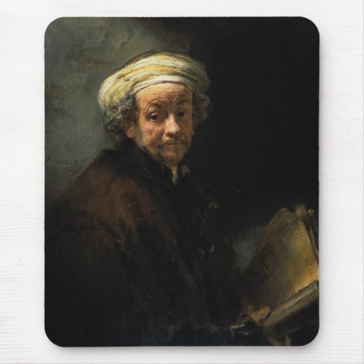Zelfportret als de apostel Paulus Muismat (Voorkant)
