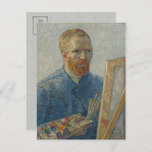 Zelfportret als Painter Vincent van Gogh Vintage Briefkaart
