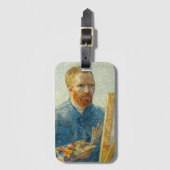 Zelfportret als schilder door Vincent Van Gogh Bagagelabel (Voorkant (verticaal))