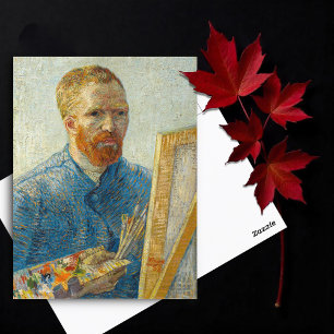 Zelfportret als schilder door Vincent Van Gogh Briefkaart