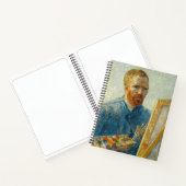 Zelfportret als schilder door Vincent Van Gogh Notitieboek (Binnen)