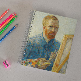 Zelfportret als schilder door Vincent Van Gogh Notitieboek