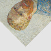 Zelfportret als schilder door Vincent Van Gogh Tissuepapier (Detail)