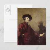 Zelfportret, c.1779-80 briefkaart (Voorkant / Achterkant)