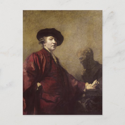 Zelfportret, c.1779-80 briefkaart (Voorkant)