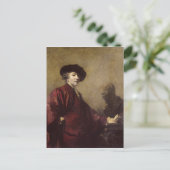 Zelfportret, c.1779-80 briefkaart (Staand voorkant)