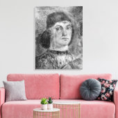 Zelfportret Canvas Afdruk (Insitu (Woonkamer))