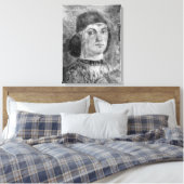 Zelfportret Canvas Afdruk (Insitu (Slaapkamer))