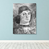 Zelfportret Canvas Afdruk (Insitu (Houten vloer))