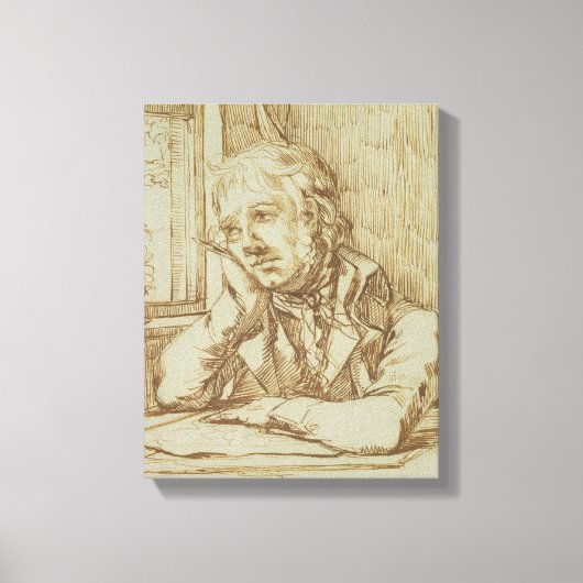 Zelfportret Canvas Afdruk (Voorkant)