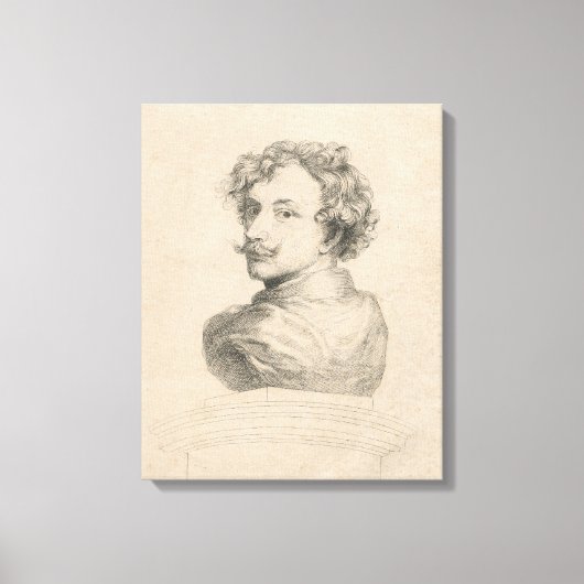 Zelfportret Canvas Afdruk (Voorkant)