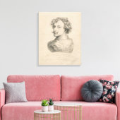 Zelfportret Canvas Afdruk (Insitu (Woonkamer))