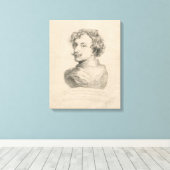 Zelfportret Canvas Afdruk (Insitu (Houten vloer))