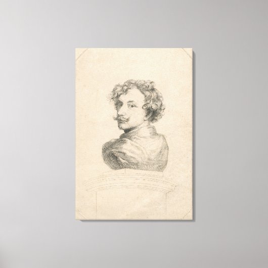 Zelfportret Canvas Afdruk (Voorkant)