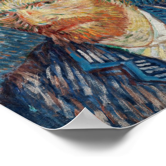 Zelfportret de Van Gogh Poster (Hoek)