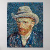 Zelfportret de Van Gogh Poster (Voorkant)