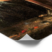 Zelfportret, donker Pet, Easel Van Gogh Fine Art Poster (Hoek)