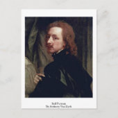 Zelfportret door Anthony van Dyck Briefkaart (Voorkant)