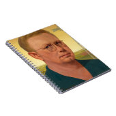 Zelfportret door Grant Wood Notitieboek (Rechterzijde)