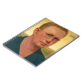 Zelfportret door Grant Wood Notitieboek (Linkerzijde)