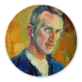 Zelfportret (door Magnus Enckell) Keramische Knop