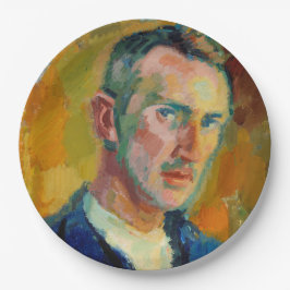 Zelfportret (door Magnus Enckell) Papieren Bordje