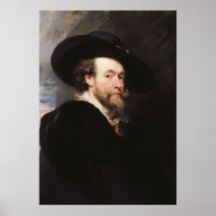 Zelfportret door Sir Peter Paul Rubens Poster