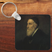 Zelfportret door Titiaan, Kunst uit de Renaissance Sleutelhanger (Voorkant)