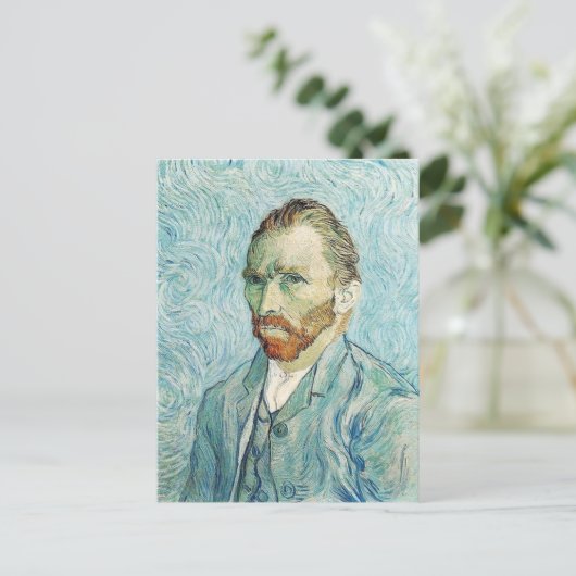 Zelfportret door Vincent Van Gogh Briefkaart (Staand voorkant)